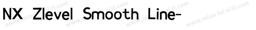 NX ZIeveI Smooth Line字体转换